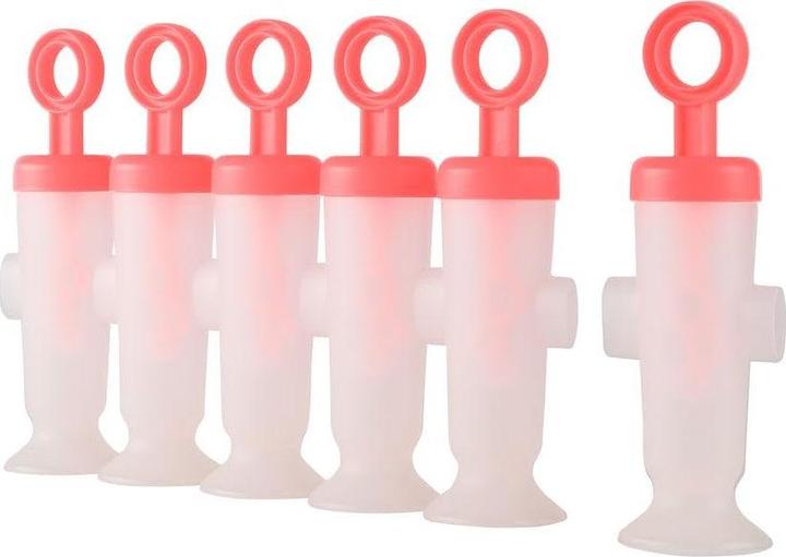 Produktbild Cuisipro 6er Set SNAP-FIT Kreis Pop Mold 85ml coral