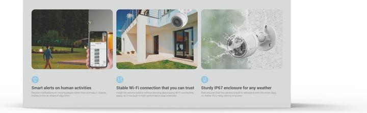 Actual product image EZVIZ H3C 2MP (1920 x 1080 Pixels)