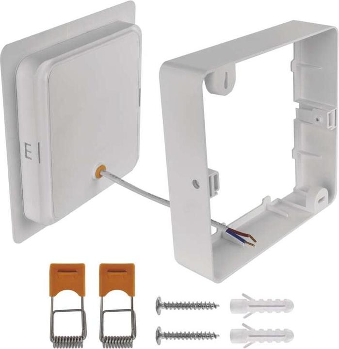 Image du produit Emos Luminaire LED apparent RUBIC, carré, blanc, 18W, blanc neutre (1800 lm)