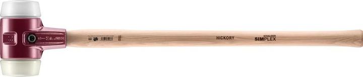 Immagine prodotto Halder Martello SIMPLEX, superplastica/nylon con corpo in ghisa malleabile e manico in legno di noce | (3.30 g)