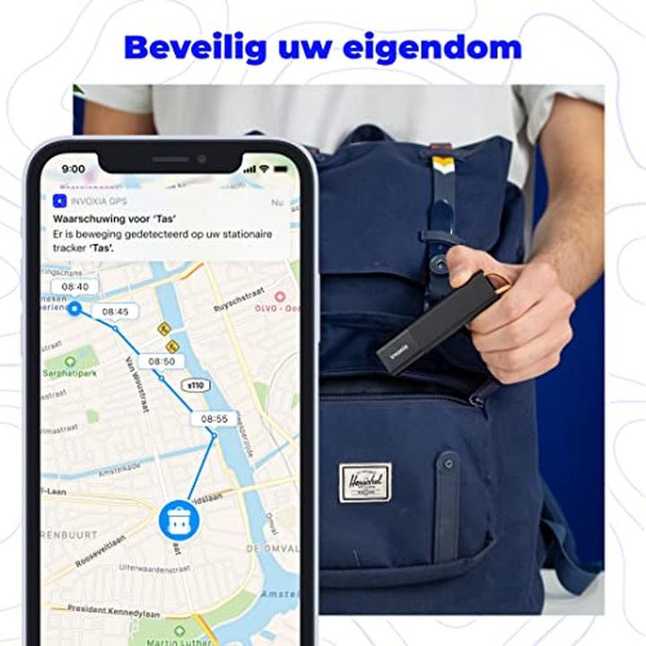 Actual product image Invoxia GPS Tracker (3-year plan included) (Android, iOS)