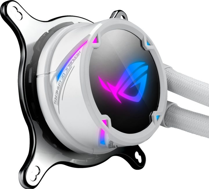 Actual product image ASUS ROG Strix LC 360 RGB White Edition Complete water cooling