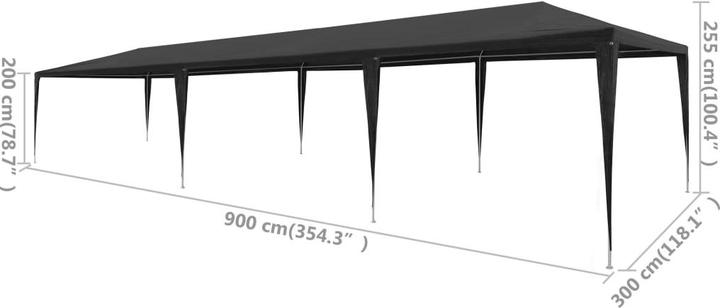 Actual product image vidaXL Shaylynn (300 cm, 900 cm)