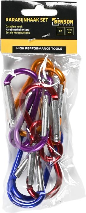 Actual product image Benson 8 pieces mini snap hooks