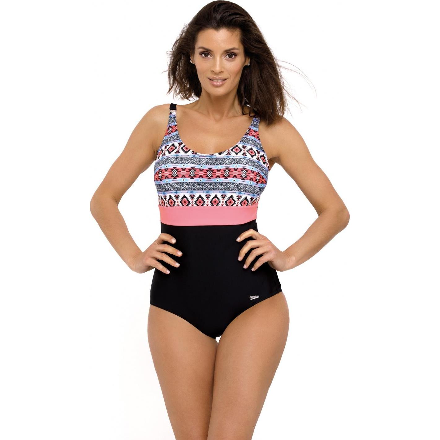 Markko, Damen, Badeanzug, Einteilige Badeanzug model 129428, Pink, (3XL)