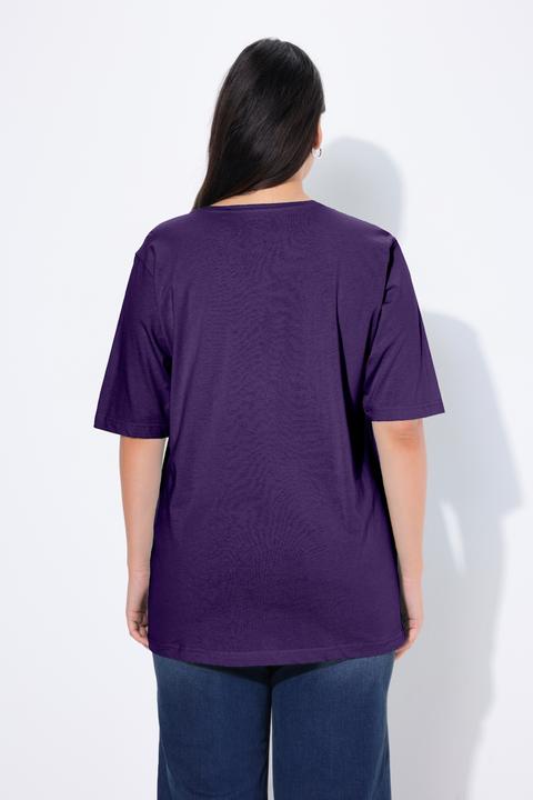 Produktbild Ulla Popken T-Shirt, Rundhalsausschnitt, Relaxed, Halbarm (68)