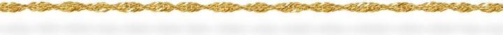 Produktbild Thomas Sabo Singapurkette lang (750 Gelbgold Vergoldung, 925 Sterlingsilber, 40 - 45 cm)