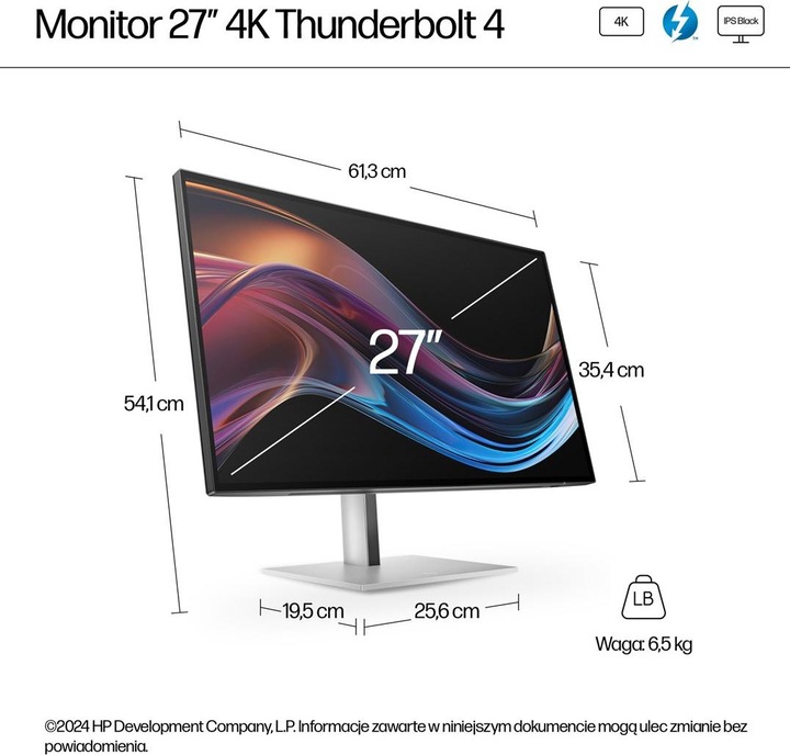 Produktbild HP 727pk Docking Display (3840 x 2160 Pixel, 27")
