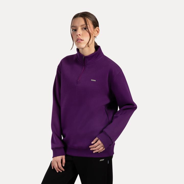 Produktbild Smilodox Unisex Half Zip Sweatshirt Jago (L, M)