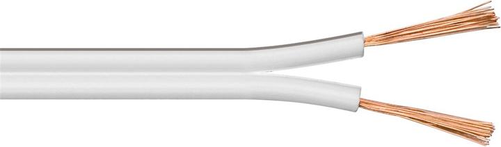 Produktbild Goobay Lautsprecherkabel weiss CU (10 m, 1 mm²)