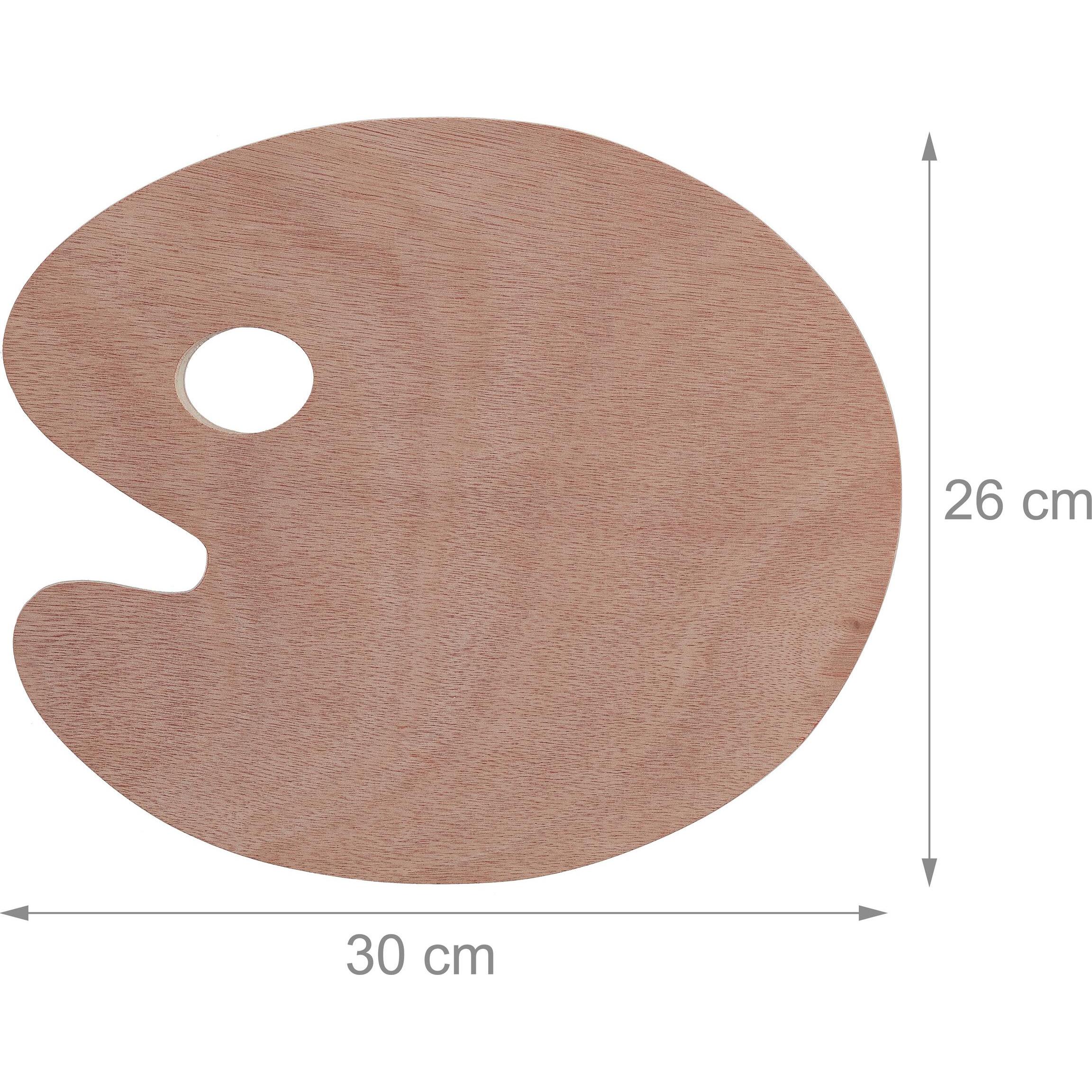 Thumbnail - Relaxdays, Mal Zubehör, 5x Mischpalette