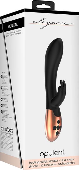 Actual product image Doc Johnson Heating Rabbit Vibrator - Opulent