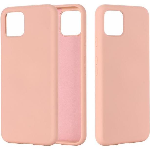 MU Classic Softcase Silicone Series (Google Pixel 4 XL), Smartphone Hülle, Pink