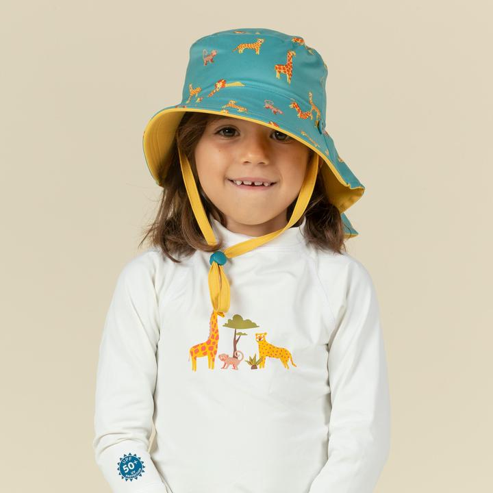 Produktbild Nabaiji Sonnenhut Baby UV-Schutz Wendbar Druckmotiv (74, 80, 86, 92)
