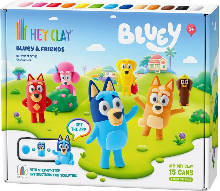 Produktbild TM Toys Hey Clay Bluey, d/e