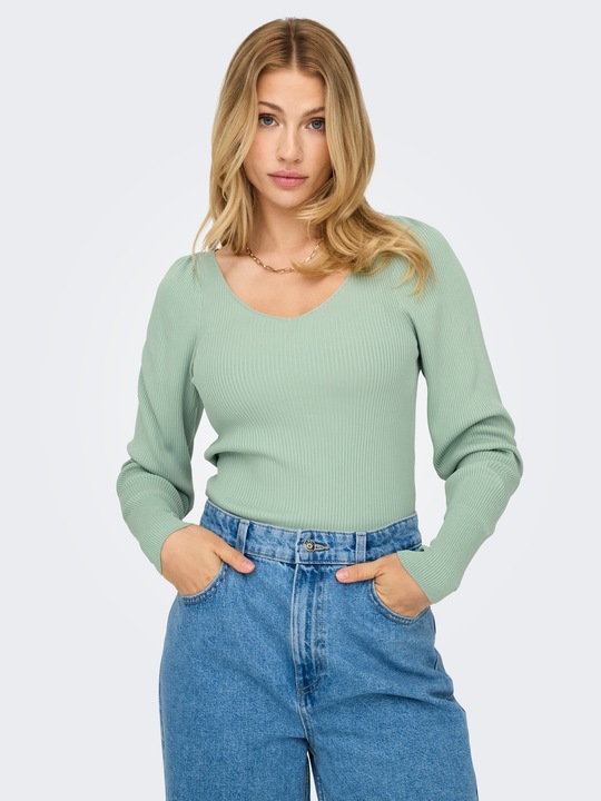 Image du produit Only Coupe normale Pull col V Haut tricoté (S)