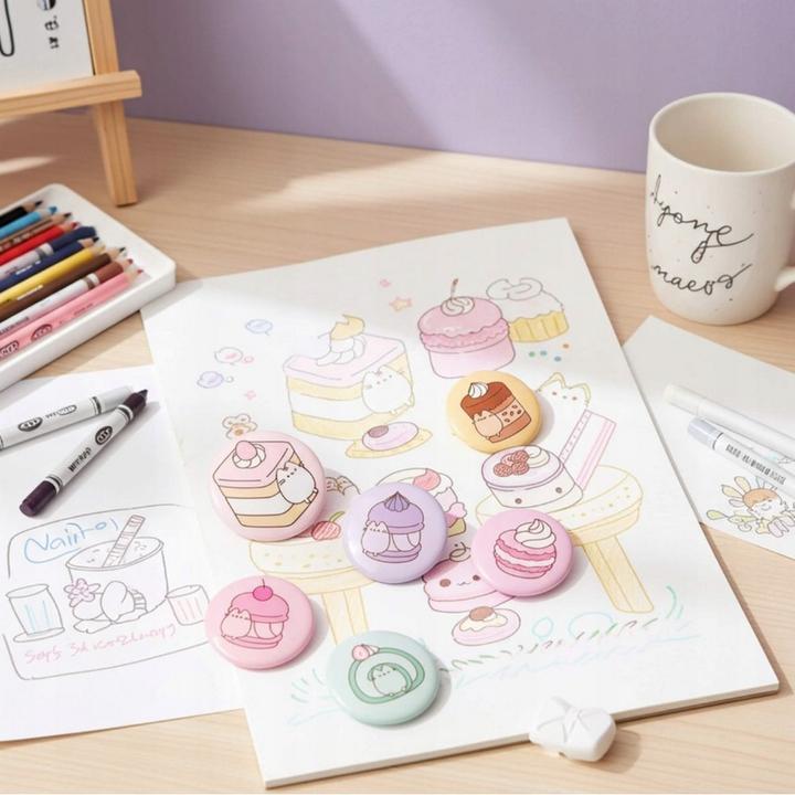 Actual product image Pusheen Sweets Badge Set