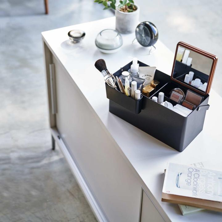 Actual product image Yamazaki Make-up box TOWER