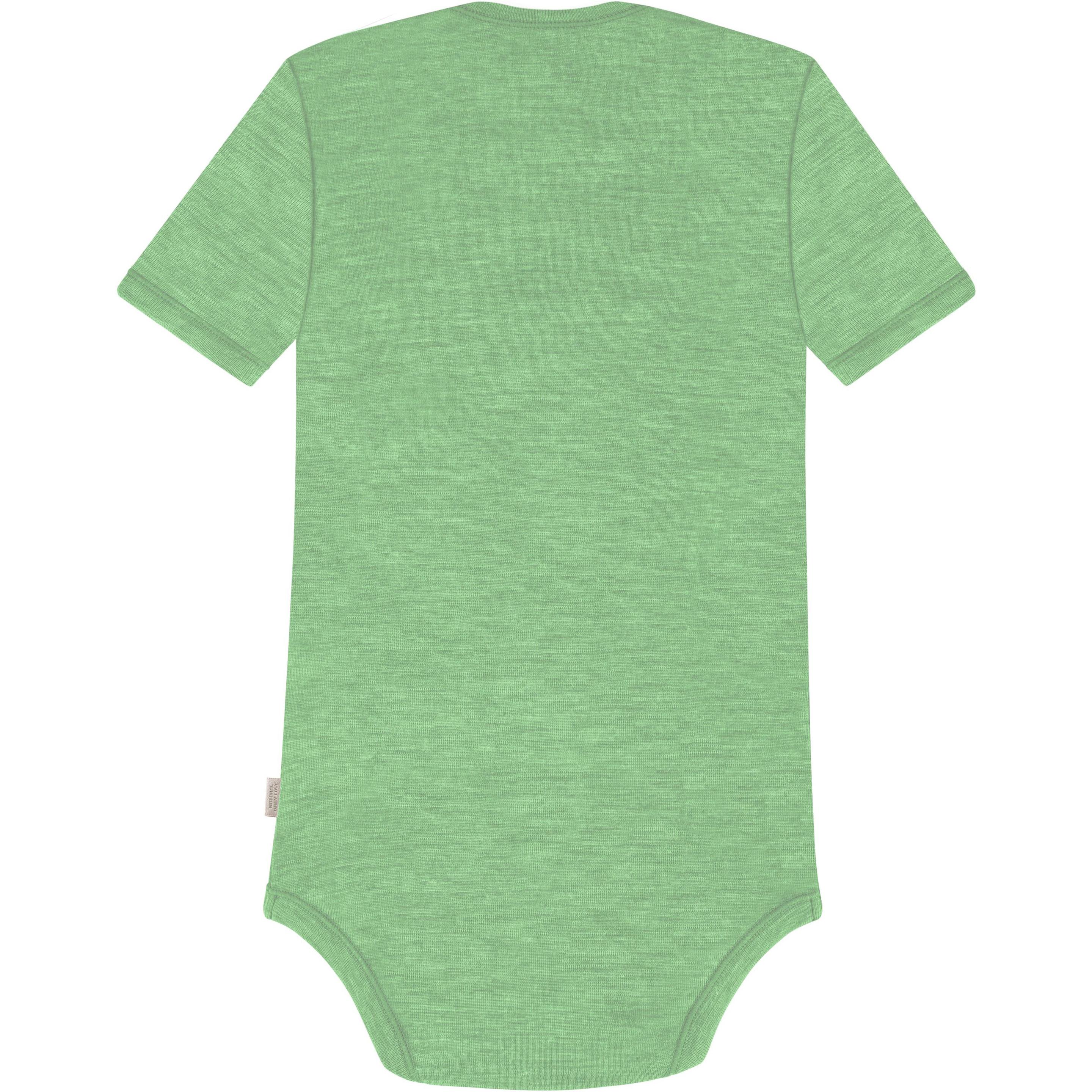 Thumbnail - Normani, Herren, Body, Baby Merino Body Kurzarm „Tauranga" - 9301, Grün, (56)