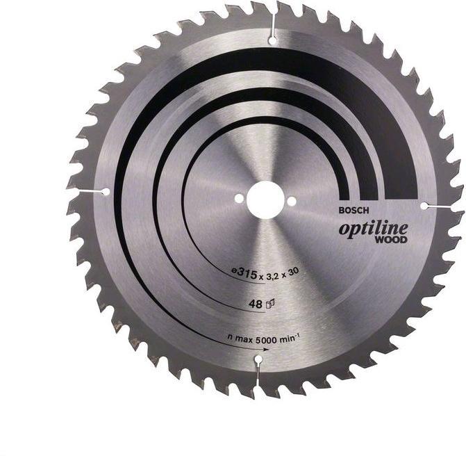 Immagine prodotto Bosch Professional Zubehör Lama per sega circolare PRO Wood, 315 x 3,2 x 30 mm