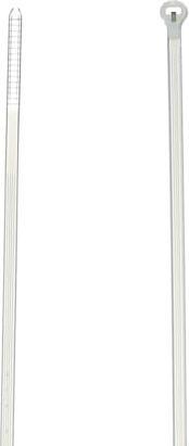 Produktbild ABB Ty-Rap® Kabelbinder mit Stahlnasenverschluss (L x B) 356 mm x 2.4 mm TY5234M Farbe: Natur 100 St. (Kunststoffkabelbinder, 2.54 mm, 100 Stk.)