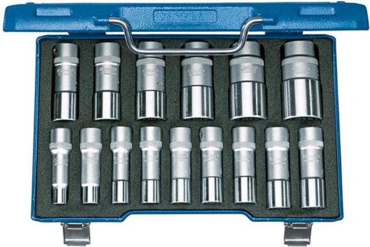 Produktbild Gedore D 19 L-015 Steckschlüssel-Satz 1/2" 15-teilig UD 10-32 mm (19 mm, 13 mm, 12 mm, 14 mm, 16 mm, 22 mm, 32 mm, 18 mm, 27 mm, 30 mm, 24 mm, 17 mm, 10 mm, 21 mm, 15 mm)