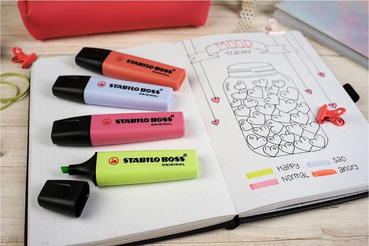 Produktbild STABILO BOSS ORIGINAL Pastel Textmarker (4 x)