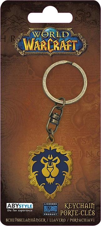 Actual product image ABYstyle WORLD OF WARCRAFT Keychain - Alliance