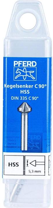 Produktbild Pferd HSS-Kegelsenker HSS DIN 335 C90° 5.3 mm (5.3 Millimeter)