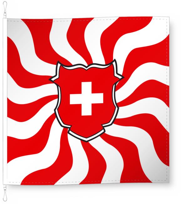 Image du produit Alpenfahnen Schweiz (100 x 100 cm)