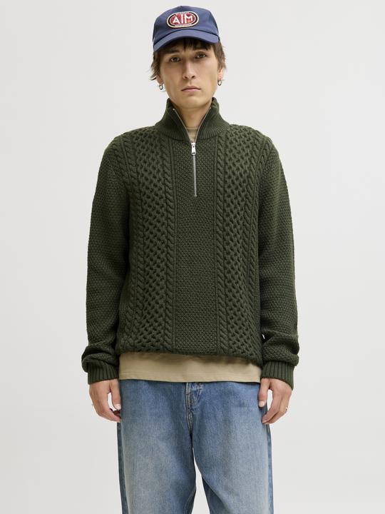 Produktbild Jack & Jones Einfarbig Strickpullover Strickpullover (L)
