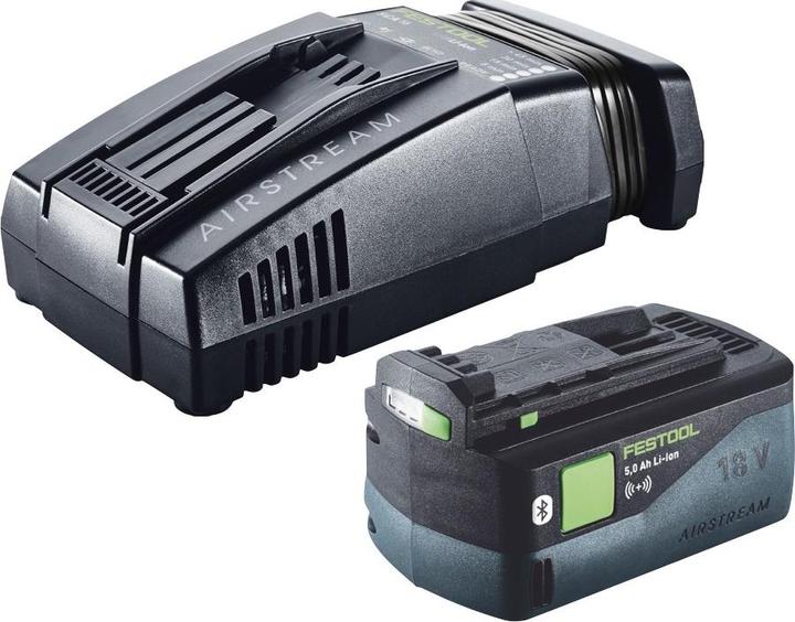 Image du produit Festool Set Énergie : 1x Batterie BP 18 Li 5,0 ASI EU 5,0Ah 18V + Chargeur SCA 16 10,8V-18V (18 V)