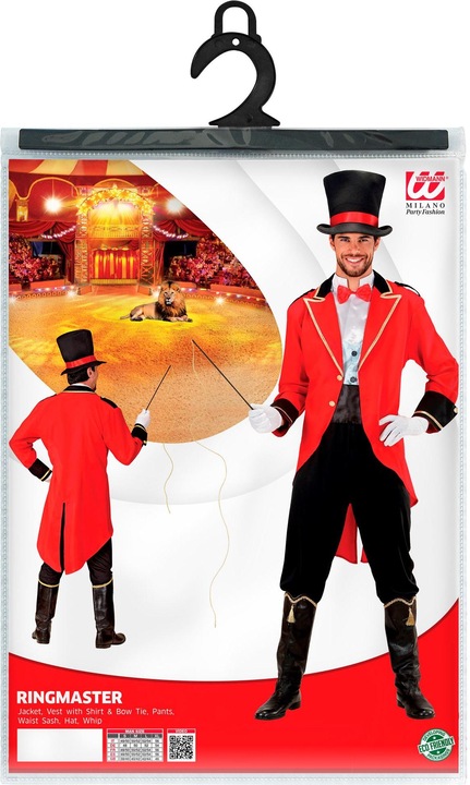 Produktbild Widmann Kostüm Zirkus Dompteur: Mit Hut Und Peitsche (L)