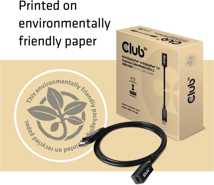 Produktbild Club 3D DisplayPort — Mini DisplayPort (1 m)