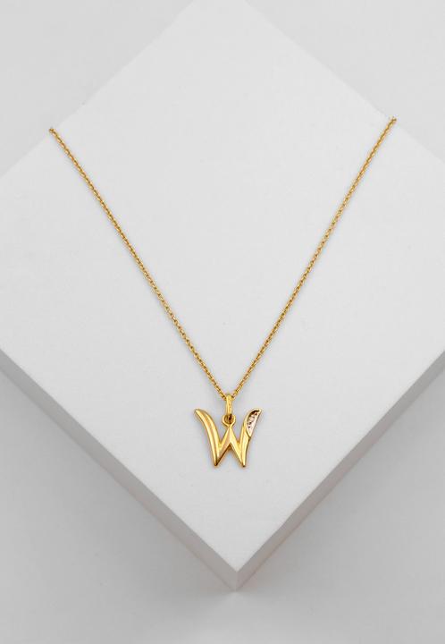 Produktbild Muau Buchstabe (750, 18K Gelbgold, Weissgold)