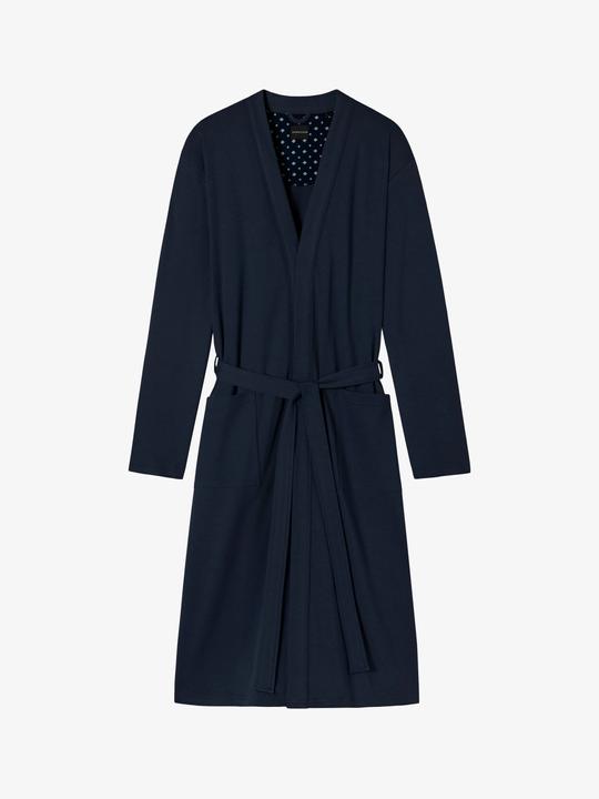 Produktbild Schiesser Bademantel "Essentials" marine (L)