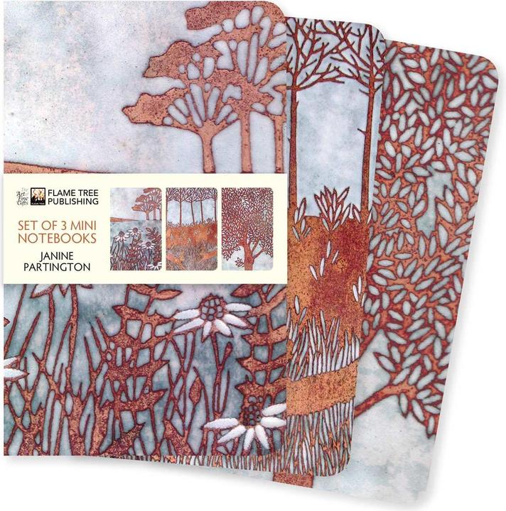 Produktbild Janine Partington Set of 3 Mini Notebooks (Harter Einband)