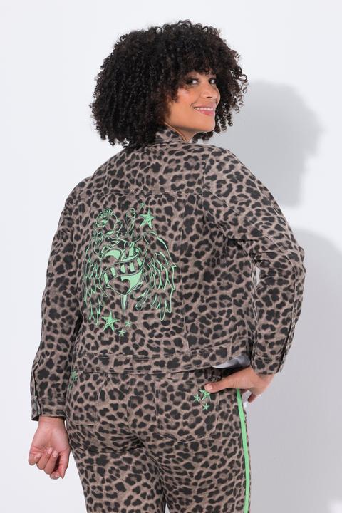 Actual product image Angel of Style Bikerjacke, Twill-Web, Leo, Metallzipper (42)