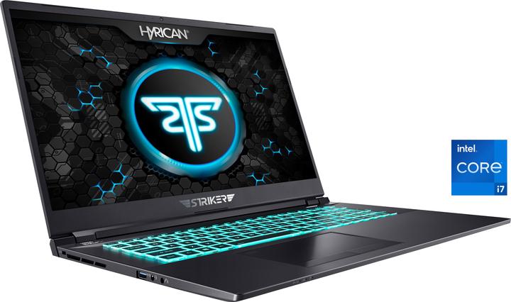 Actual product image Hyrican Striker 1667 Gaming Notebook 15.6" 240 Hz, i7-11800H, 32GB, 1TB SSD, RTX 3080 oBs (15.60", Intel Core i7-11800H, 32 GB, 1000 GB)