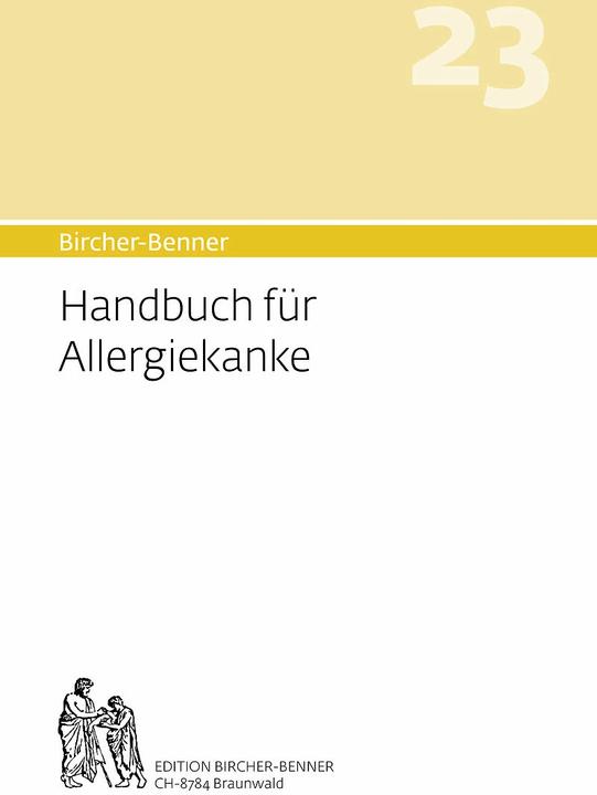 Produktbild Handbuch 23 für Allergiekranke (Deutsch, Andres Bircher, 2024)