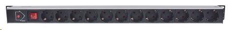 Actual product image Intellinet Power strip (12 x, CEE 7/3, 1.80 m)