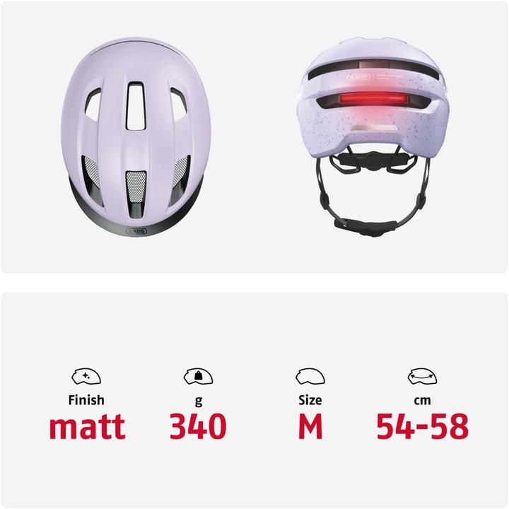 Produktbild Abus PURL-Y ACE light lavender M (54 - 58 cm)