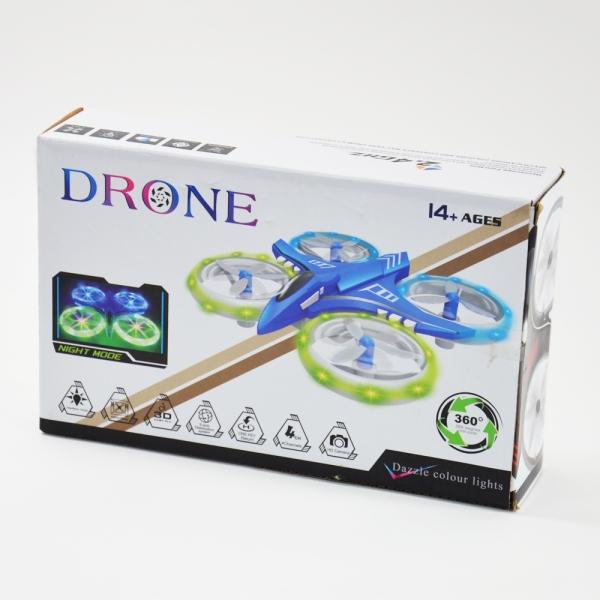 Produktbild Kögler RC Drohne, ferngesteuert, mit LEDs, wiederaufladbar, 3x12x12cm,1 Stück in Fensterbox