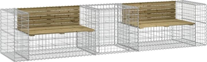 Produktbild vidaXL Gartenbank mit Gabione