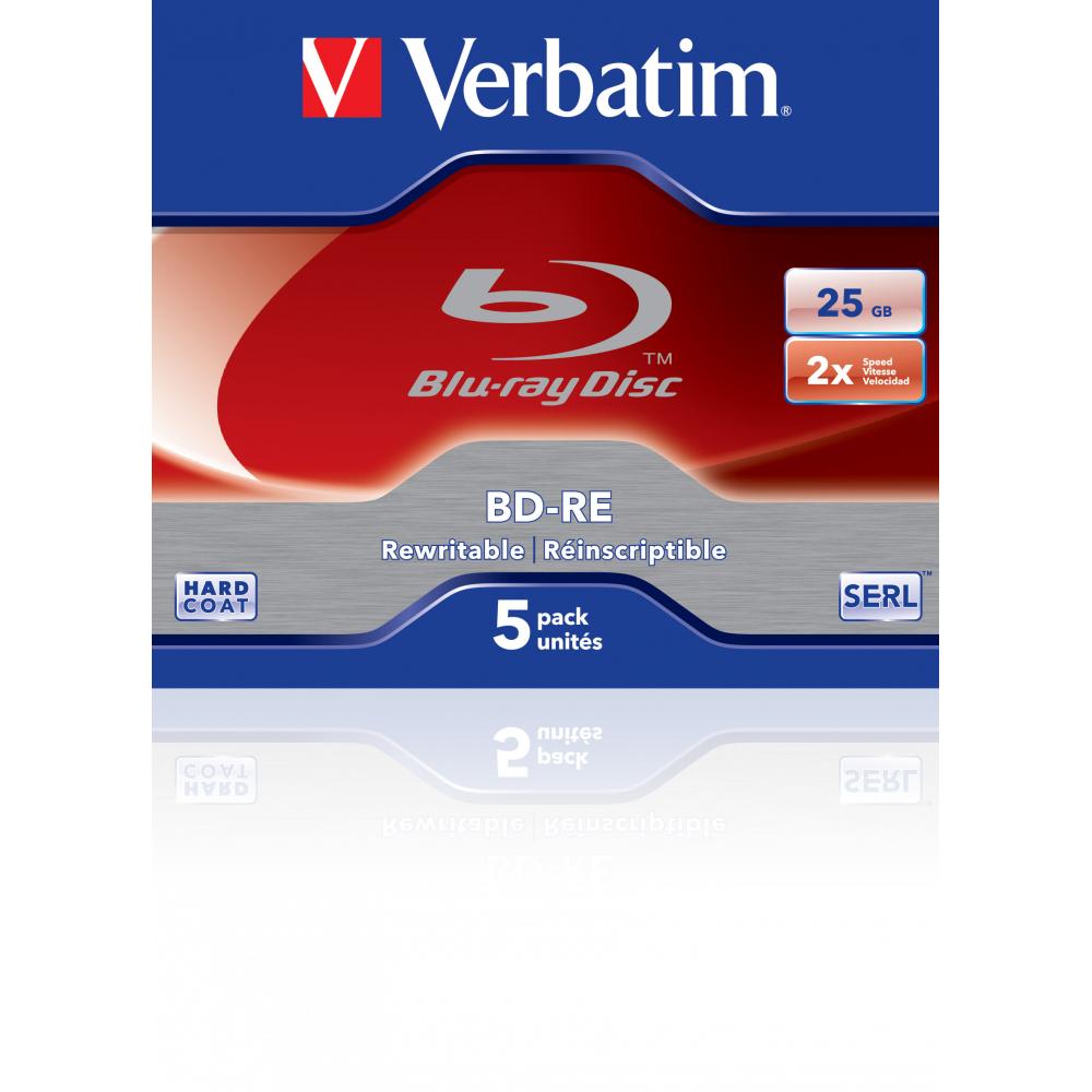 Thumbnail - Verbatim Bd-Re (5 x), Optischer Datenträger