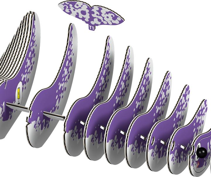 Actual product image Fat Brain Toys Narwhal 3D Puzzle