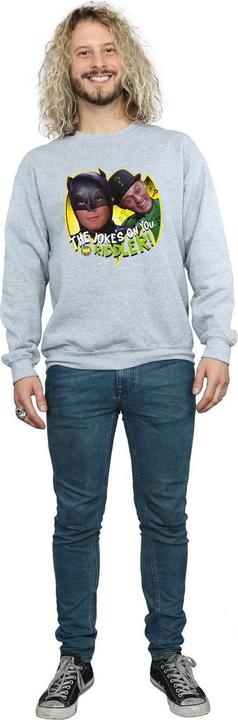Actual product image Mens Batman TV Series The Riddler Joke Cotton Sweatshirt (L)