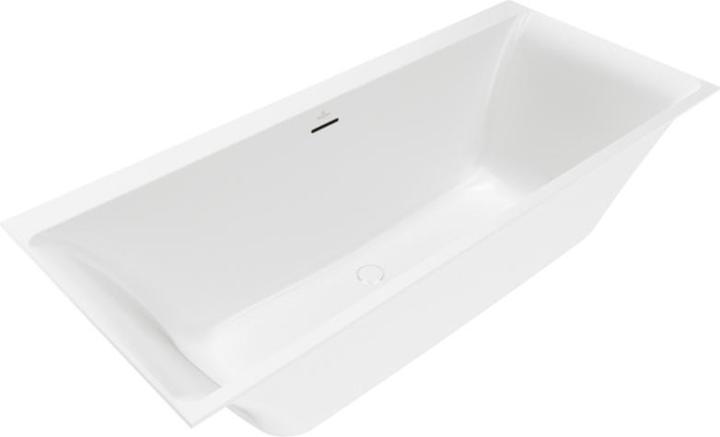 Villeroy & Boch V&B fitted bath SUBWAY 3.0 DUO R-eck1800x800mm stone white (219 l, 180 cm, 80 cm)