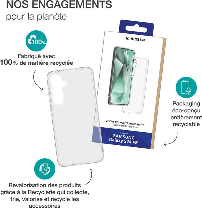 Actual product image Bigben SiliSoft (Samsung Galaxy S24 FE)