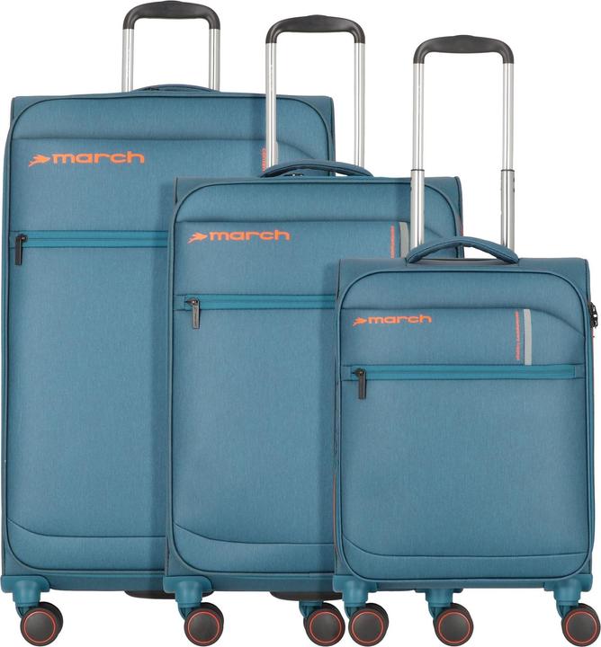 Produktbild March Silhouette 4 Rollen Kofferset 3-teilig (208 l)